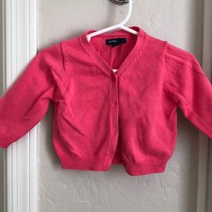 Gap hot pink baby cardigan